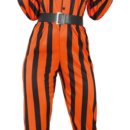 Halloween Jumpsuit Dames Harlekijn Gevangene