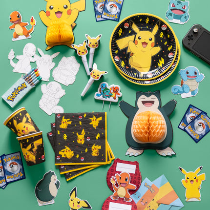 Pokemon Decoratie Set Gekleurd 17,cm 7 delig
