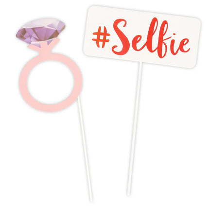 Set 10 photo props Bride to be