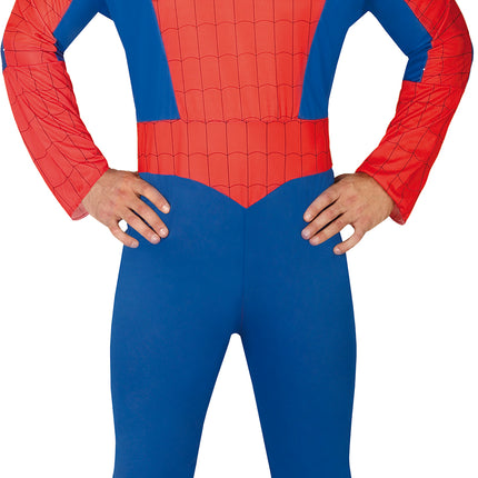Spiderman Kostuum Rood Blauw Heren