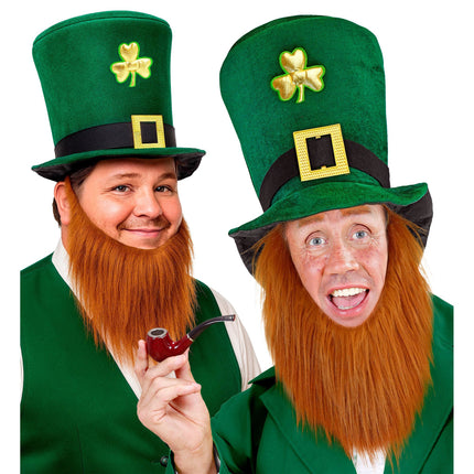 St. Patrick'S Day Hoed Met Baard 25cm