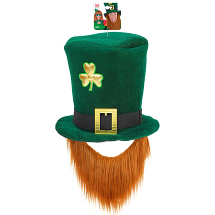 St. Patrick'S Day Hoed Met Baard 25cm