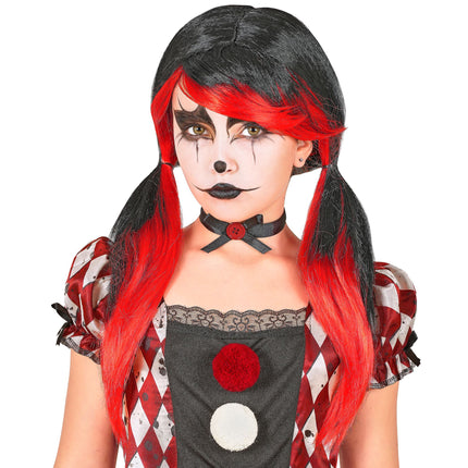 Halloween Pruik Horror Clown