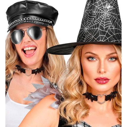 Halloween Choker Vleermuis