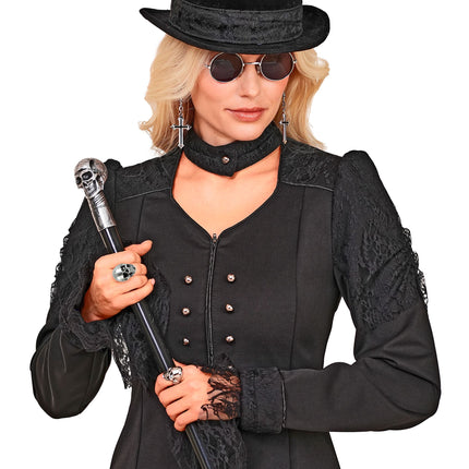 Halloween Ring Glanzend Schedel