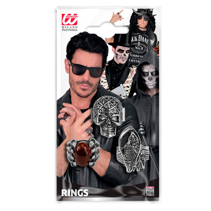 Halloween Ring Set 3st