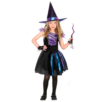 Halloween Heksenhoed Kind Sterren En Maan