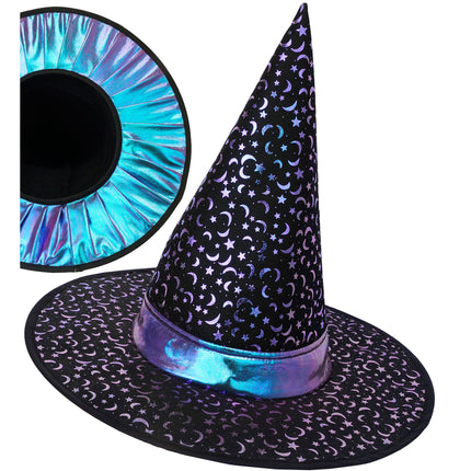 Halloween Heksenhoed Kind Sterren En Maan