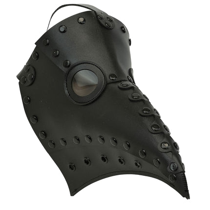 Halloween Masker Zwart Pestdokter