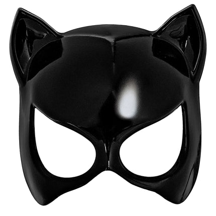 Halloween Masker Zwart Kat