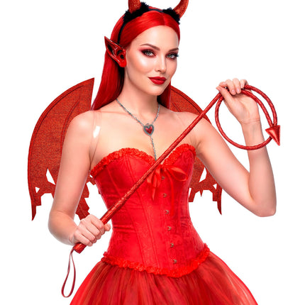 Halloween Zweep Duivel 1,8m
