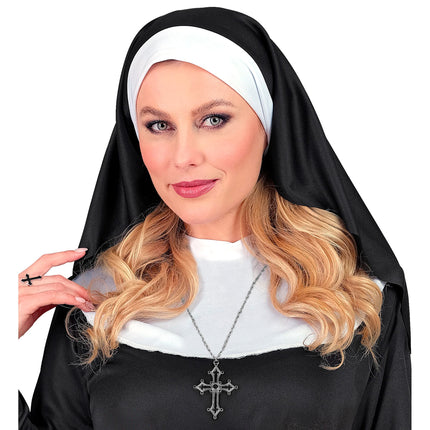 Halloween Ketting Kruis Edelstenen