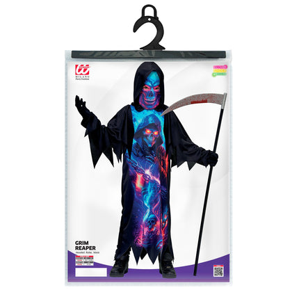 Halloween Kostuum Kind Neon Grim Reaper