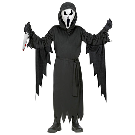 Zwarte Kostuum Kind Spook