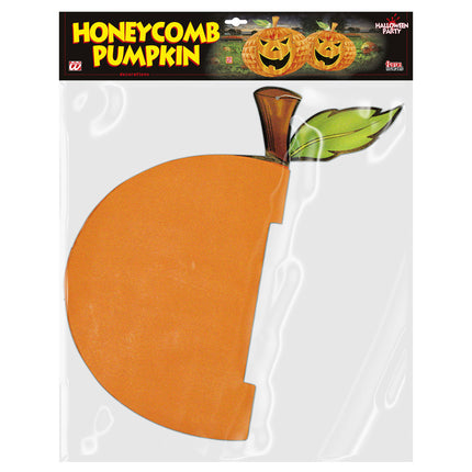 Halloween Honeycomb Pompoen 52cm