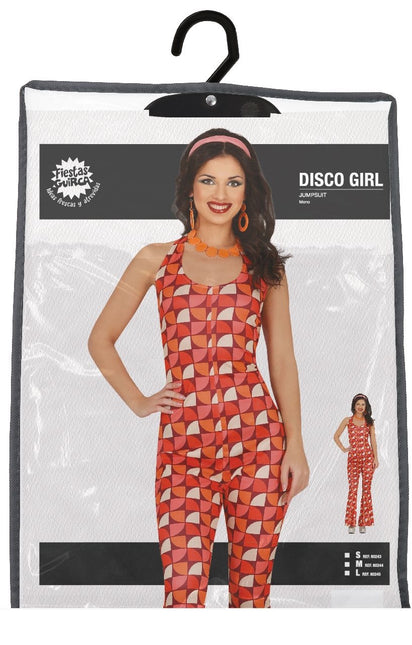 Disco 70S Jumpsuit Dames Retro