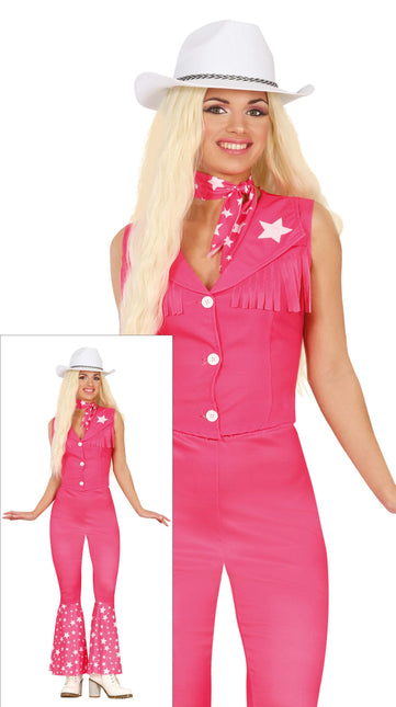 Cowgirl Kostuum Roze Dames
