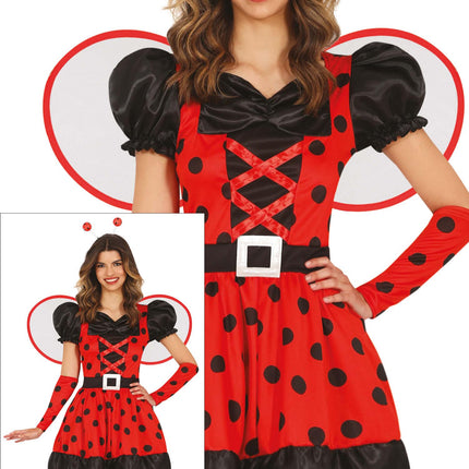 Jurk Dames Lieveheersbeestje