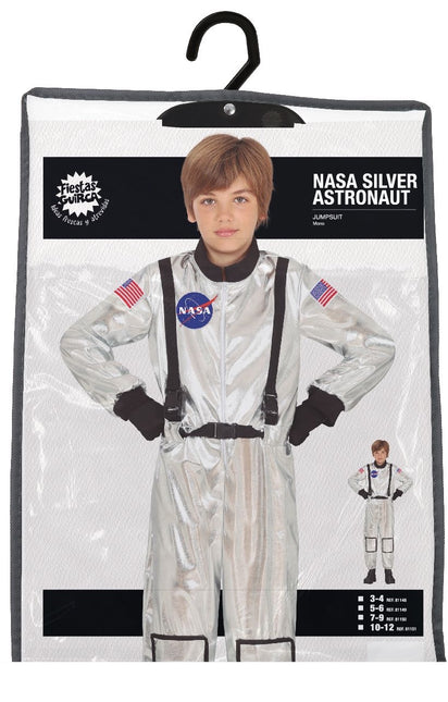 Astronauten Pak Zilver Jongen