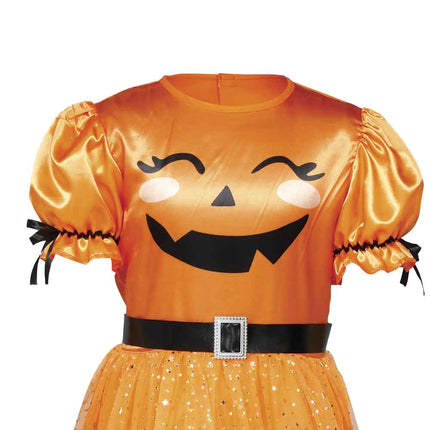 Halloween Jurk Oranje Kind Heks