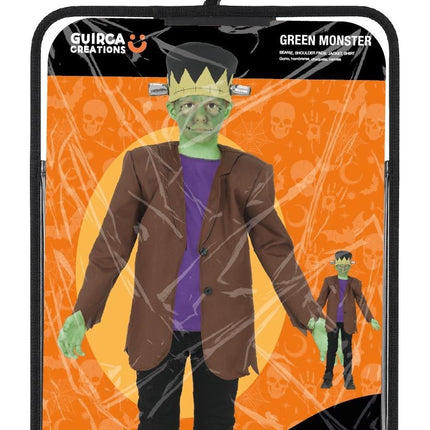 Halloween Kostuum Kind Groen Monster