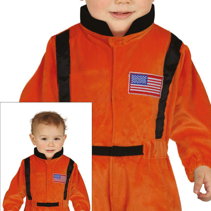 Astronauten Pak Oranje Baby