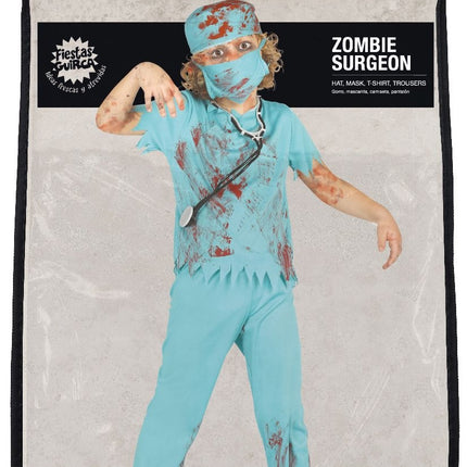 Zombie Halloween Kostuum Kind chirurg