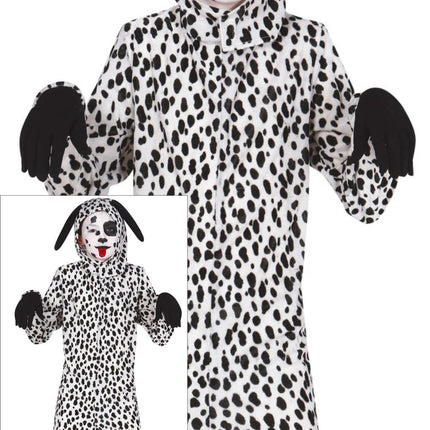 Hond Onesie Zwart Wit Kind