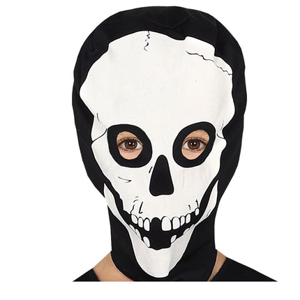 Skelet Halloween Kostuum Kind zwart-wit