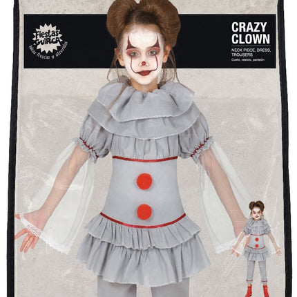 Killer Clown Halloween Kostuum Kind