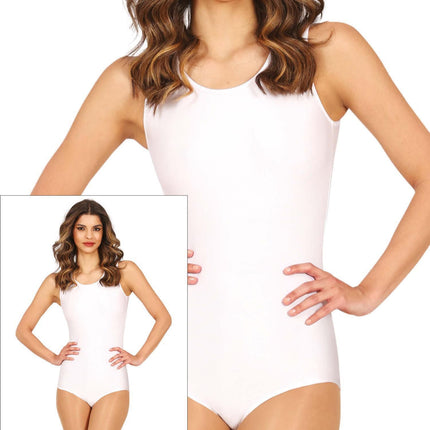 Balletpakje Wit Dames Mouwloos