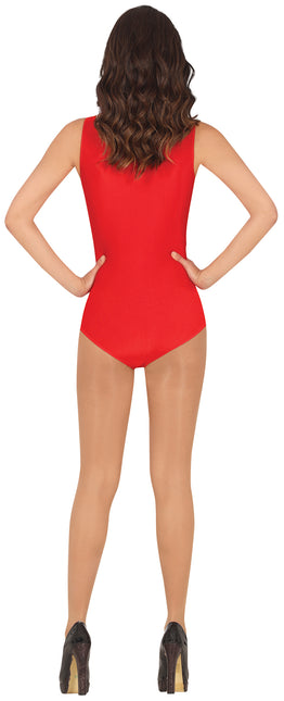 Balletpakje Rood Dames Mouwloos