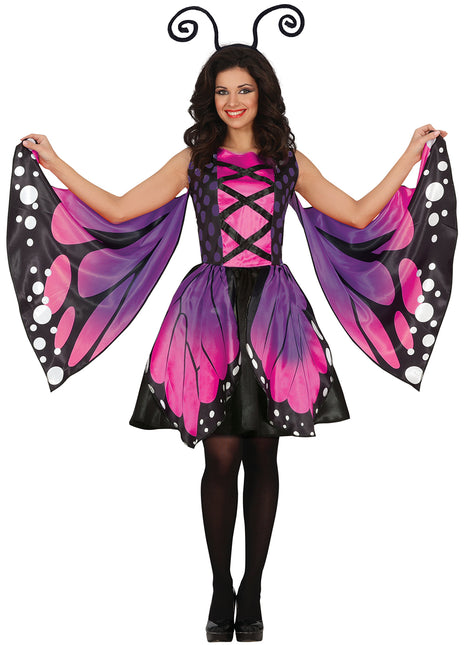 Vlinder Kostuum Paars Dames Vlinder