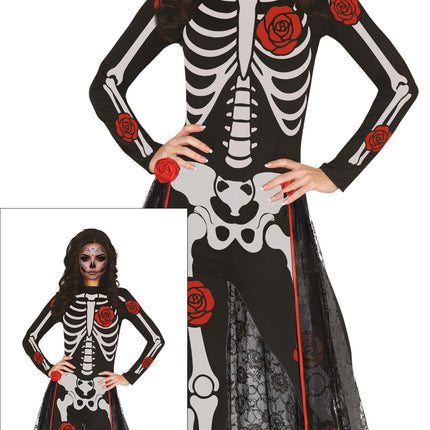 Dia De Los Muertos Kostuum Dames Skelet
