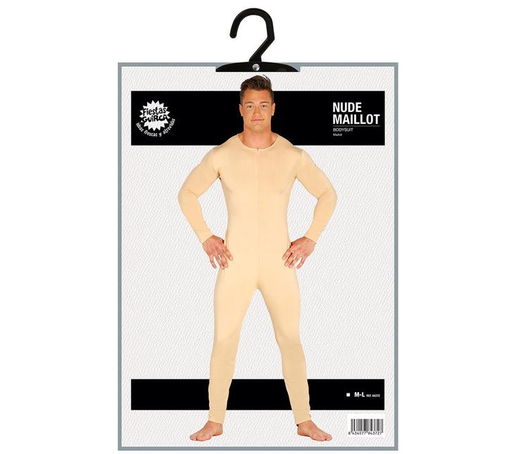 Second Skin Pak Kostuum Nude Heren