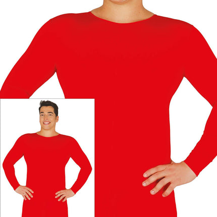 Second Skin Pak Kostuum Rood Heren