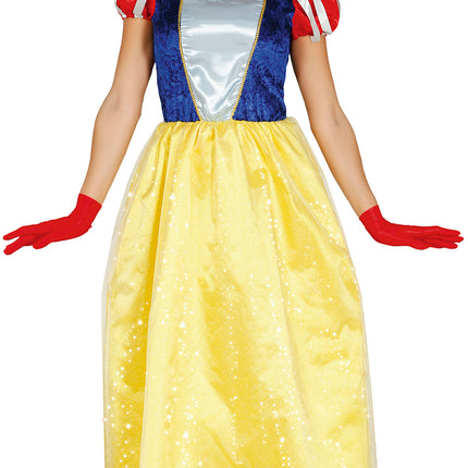 Sneeuwwitje Jurk Dames Glitters