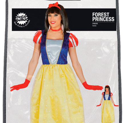 Sneeuwwitje Jurk Dames Glitters