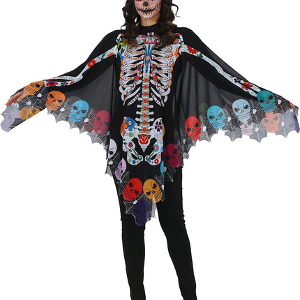 Dia De Los Muertos Poncho Dames Catrina