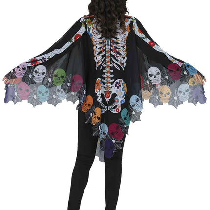 Dia De Los Muertos Poncho Dames Catrina