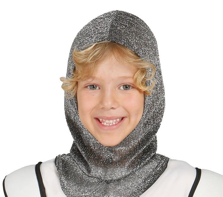 Middeleeuwse Ridder Kostuum Kind Zilver