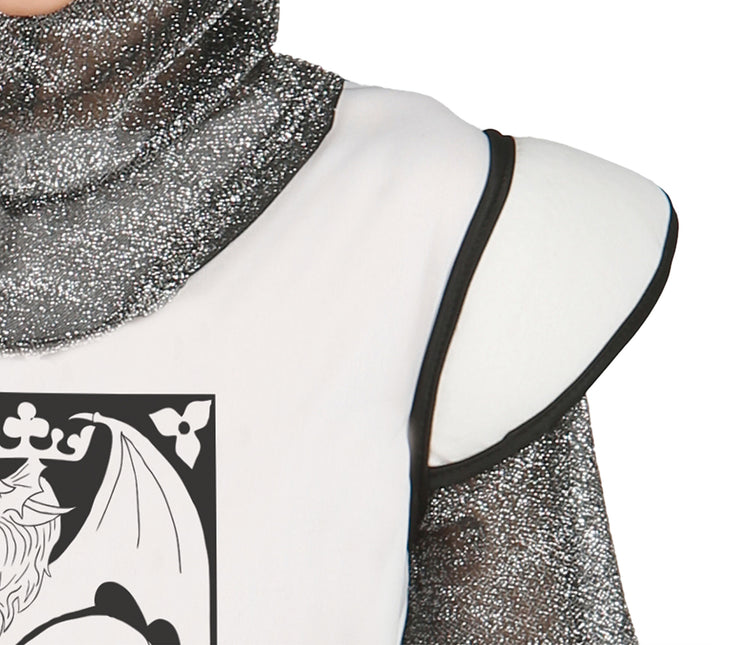 Middeleeuwse Ridder Kostuum Kind Zilver