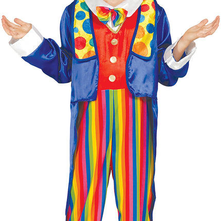 Clown Kostuum Gekleurd Kind