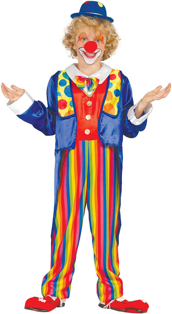 Clown Kostuum Gekleurd Kind