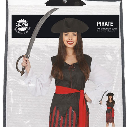 Piraten Kostuum Dames 4 delig