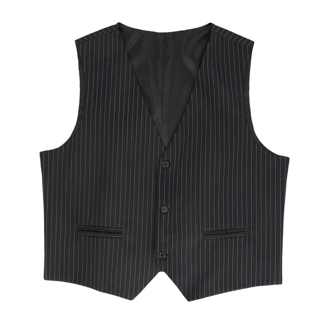 Gilet Pinstripe zwart (L/XL)
