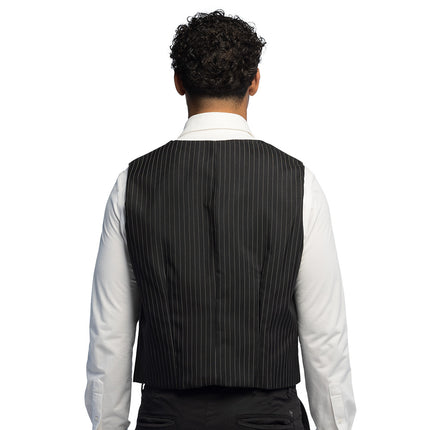 Gilet Pinstripe zwart (L/XL)