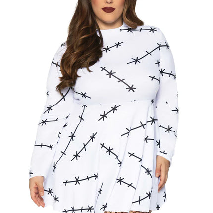 Halloween Jurk Dames Stitch