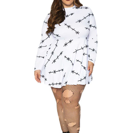 Halloween Jurk Dames Stitch