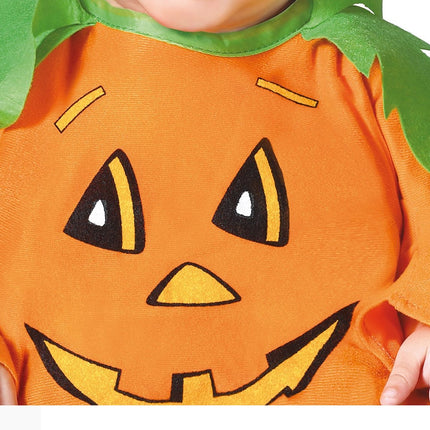 Pompoen Halloween Kostuum Baby Oranje